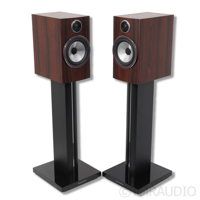 Bowers & Wilkins 706 S3 Bookshelf Speakers w/ Stands; Mocha