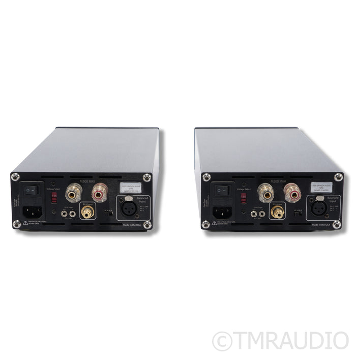 Red Dragon Audio M500 MKII MonoBlock Power Amplifiers; Pair