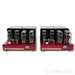 Bob Carver Crimson 350 MonoBlock Tube Power Amplifiers; Red Pair