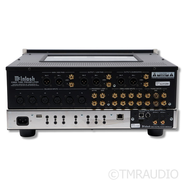 McIntosh C2800 Tube Preamplifier w/ Built-In DAC & MC/MM Phono