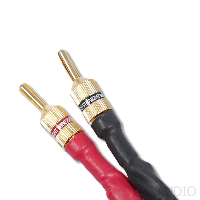 Straight Wire Crescendo 3 Bi-Wire Speaker Cables; 8ft Pair