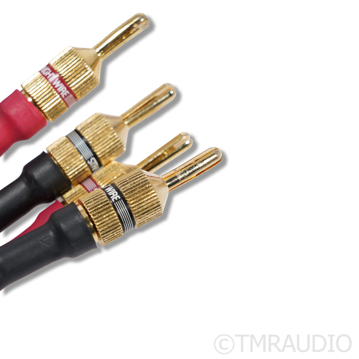Straight Wire Crescendo 3 Bi-Wire Speaker Cables; 8ft Pair