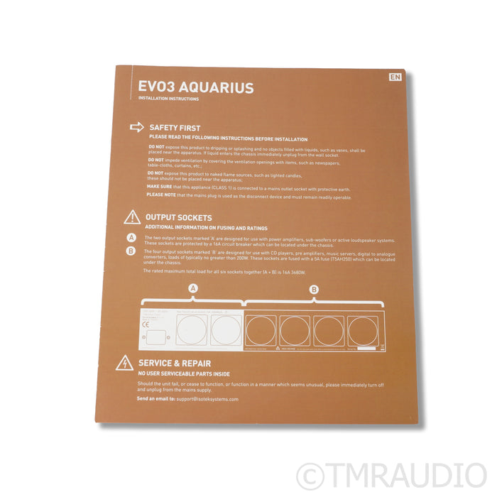 IsoTek EVO3 Aquarius AC Power Line Conditioner