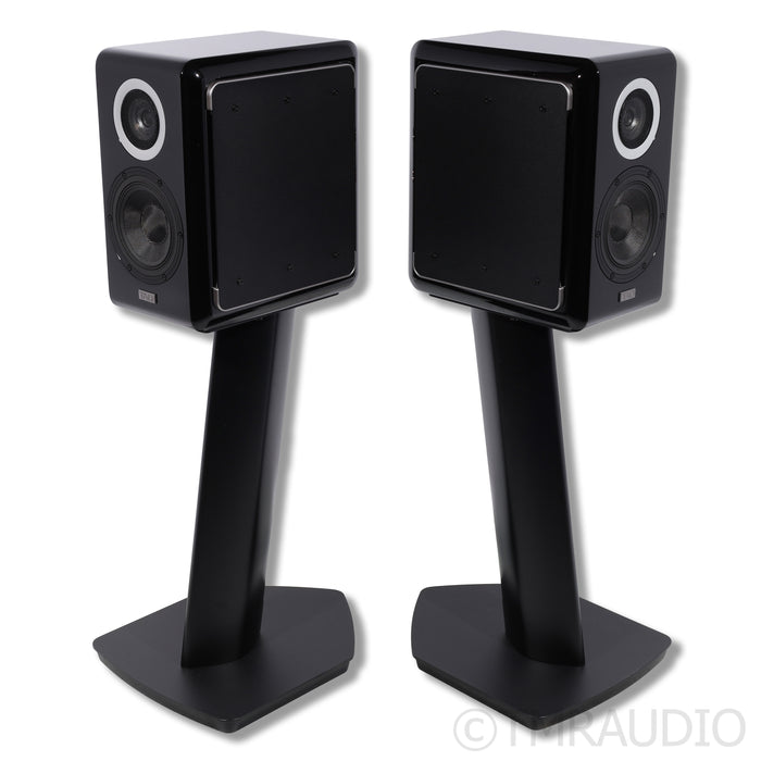 TAD ME-1-K Bookshelf Speakers; Stands