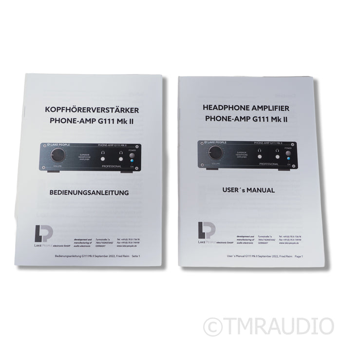 Lake People Phone-Amp G111 MKII Headphone Amplifier