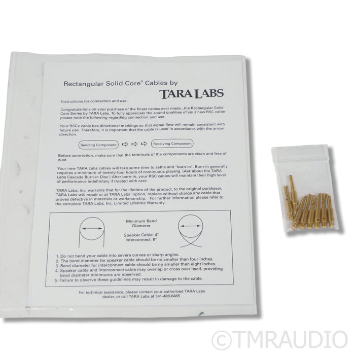 Tara Labs RSC Prime M1 Speaker Cables; 8ft Pair