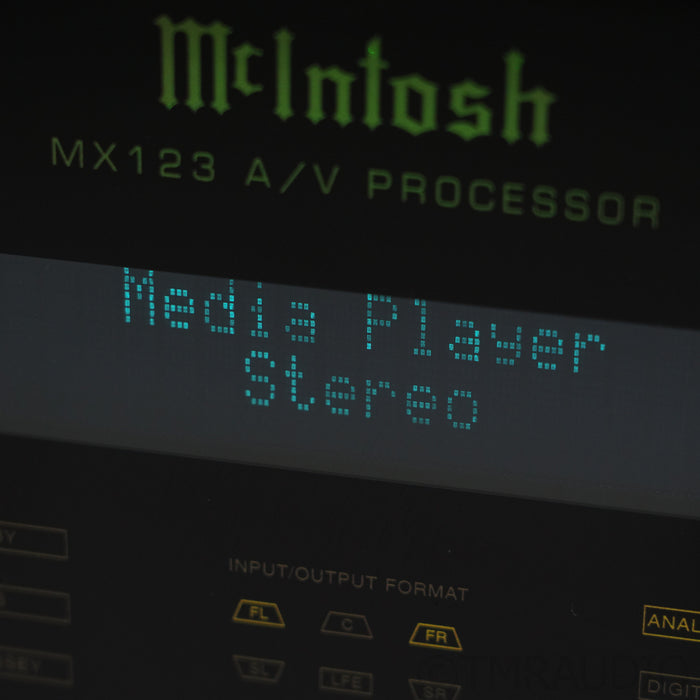 McIntosh MX123 A/V Processor; 8K; MM Phono