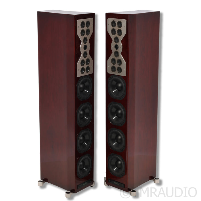 McIntosh XR100 Floorstanding Speakers; Red Walnut