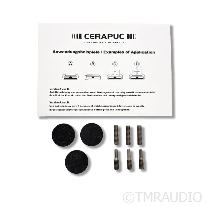 Finite Elemente Cerapuc Isolation Footers; Set of Three