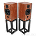 Harbeth HL Compact 7ES-3 XD Bookshelf Speakers; Okoume; Ton Trager Stands