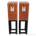 Harbeth HL Compact 7ES-3 XD Bookshelf Speakers; Okoume; Ton Trager Stands