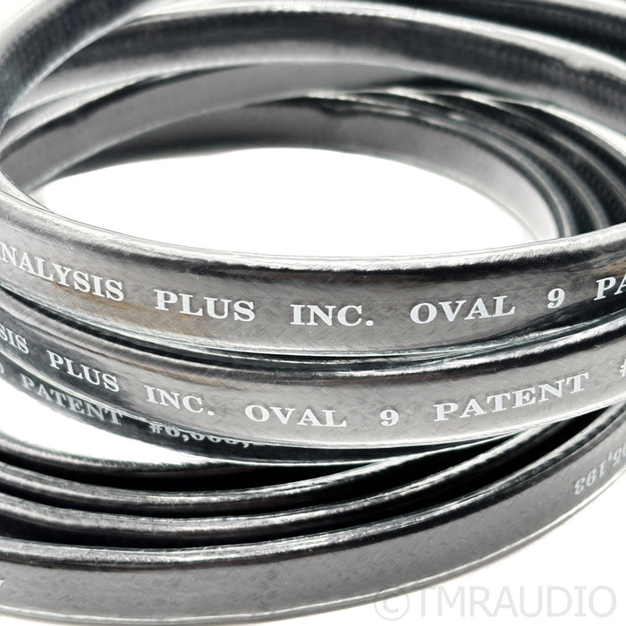 Analysis Plus Oval 9 Speaker Cables; 3.5m Pair