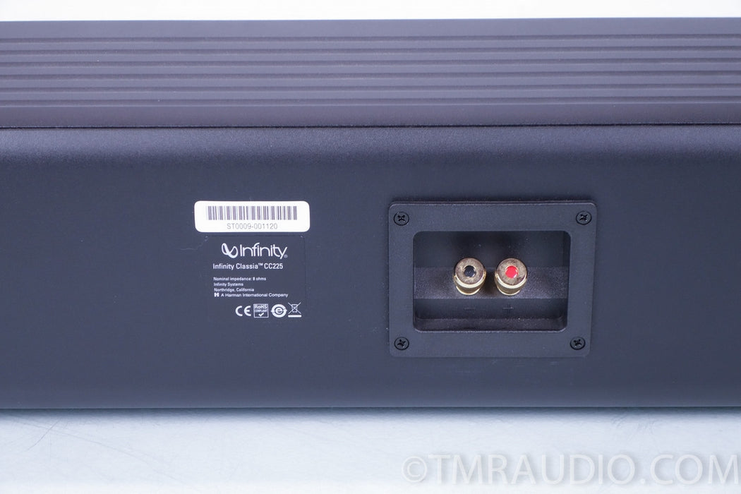 Infinity CC225 Center Channel Speaker in Factory Box (Cherry)