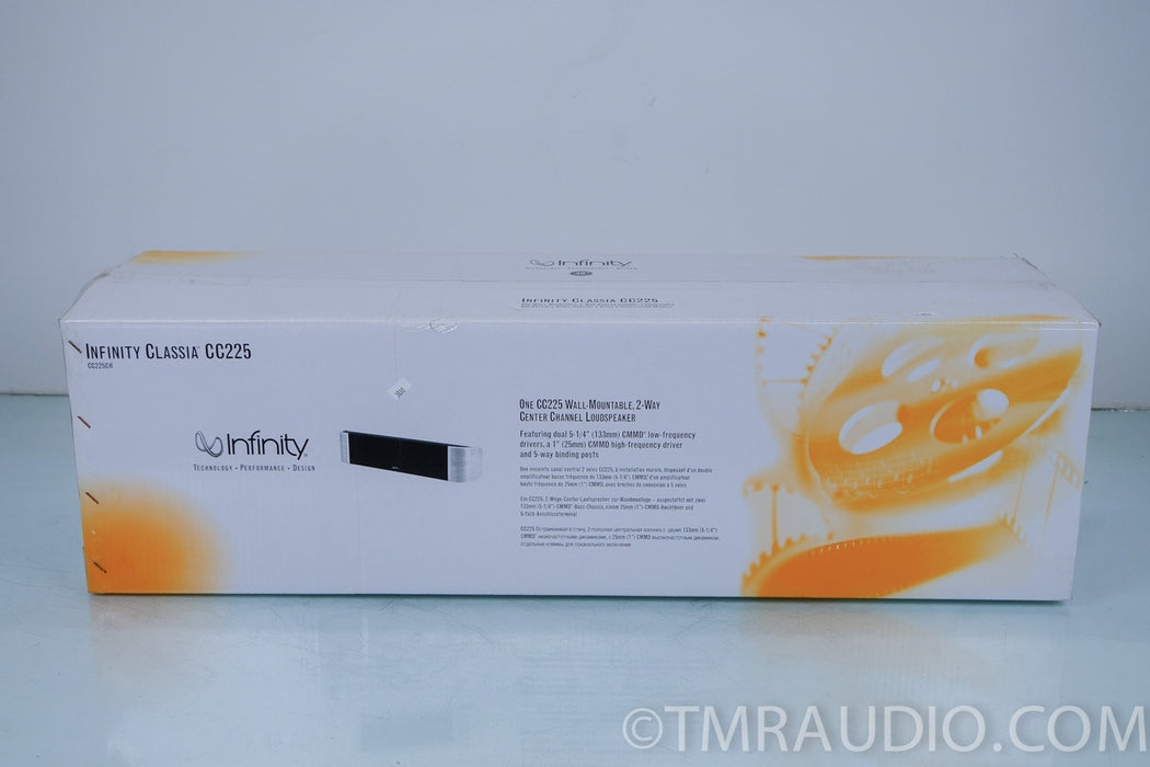 Infinity CC225 Center Channel Speaker in Factory Box (Cherry)