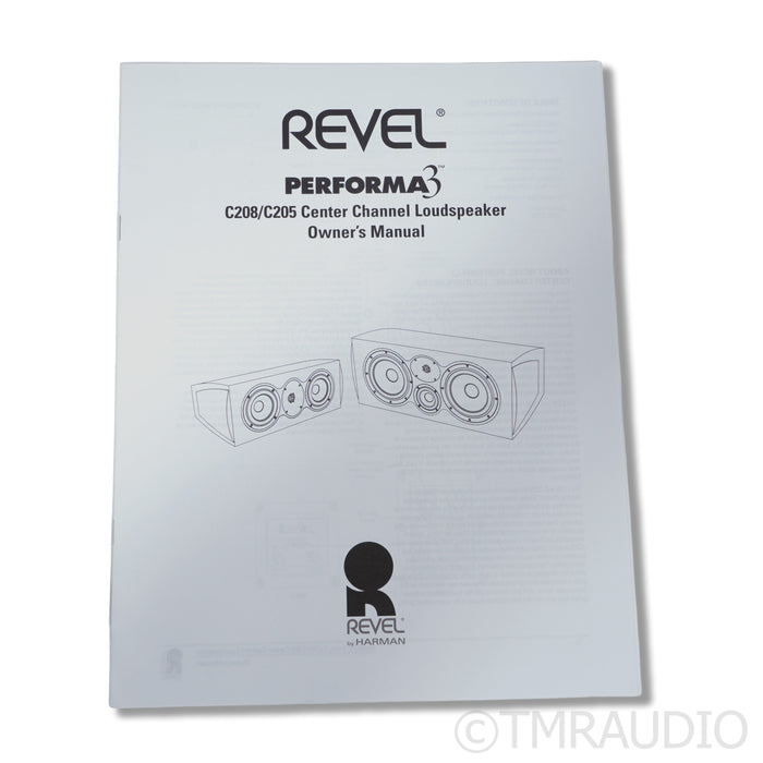 Revel Performa3 C208 Center Channel