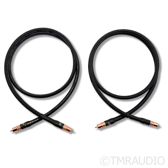 Cardas Clear Reflection RCA Cables; 1.4m Pair Interconnects