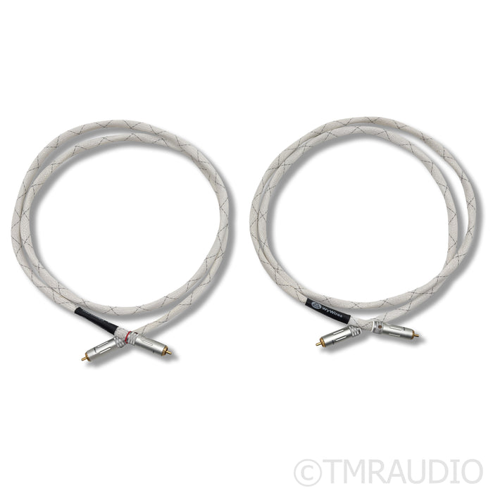 WyWires Platinum RCA Interconnects; 1.5m Cable Pair