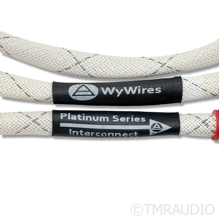 WyWires Platinum RCA Interconnects; 1.5m Cable Pair
