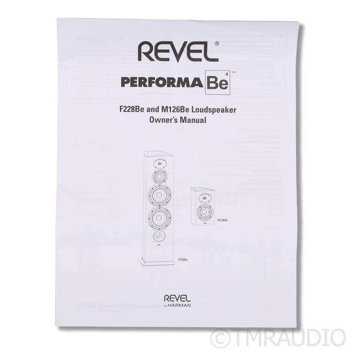 Revel Performa F228Be Floorstanding Speakers