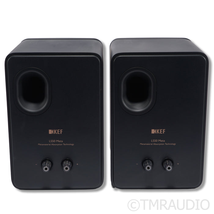 KEF LS50 Meta Bookshelf Speakers; Black