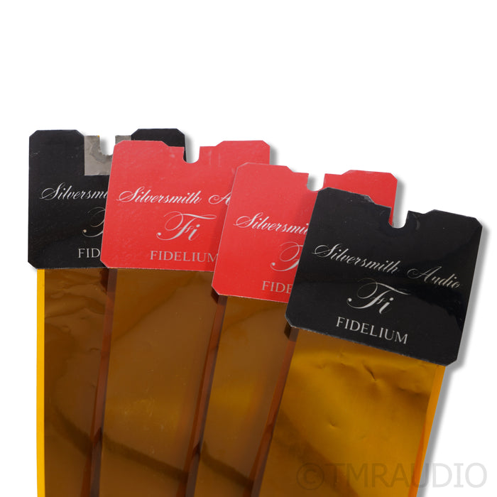 Silversmith Audio Fidelium Speaker Cables;  4ft Pair
