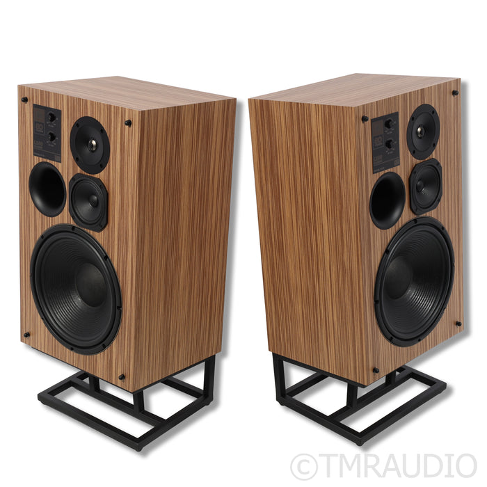 JBL L100 Classic 80th Anniversary Bookshelf Speakers w/ Dedicated Stands; Brown