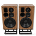 JBL L100 Classic 80th Anniversary Bookshelf Speakers w/ Dedicated Stands; Brown