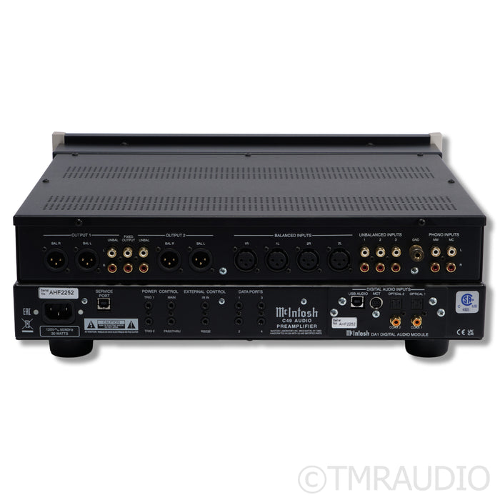 McIntosh C49 Stereo Preamplifier w/ Upgraded Power Cable; MM / MC Phono