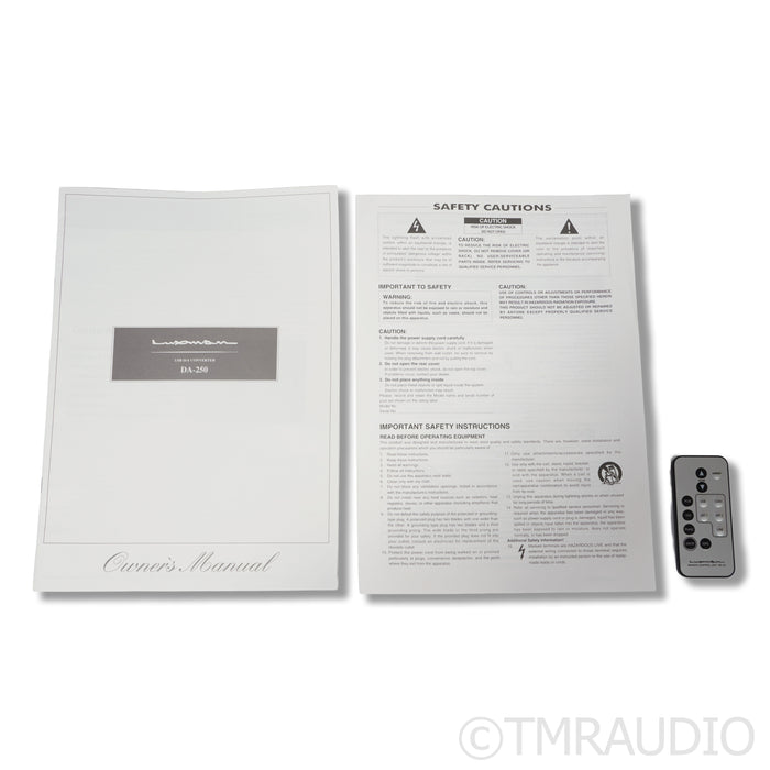 Luxman DA-250 DAC w/ Built-In Headphone Amplifier & Preamplifier