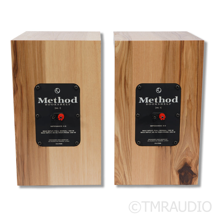 Zu Audio Method Bookshelf Speakers; American Hickory