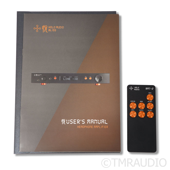 Holo Audio Bliss KTE Dual-Mono Class-A Headphone Amplifier & Preamplifier
