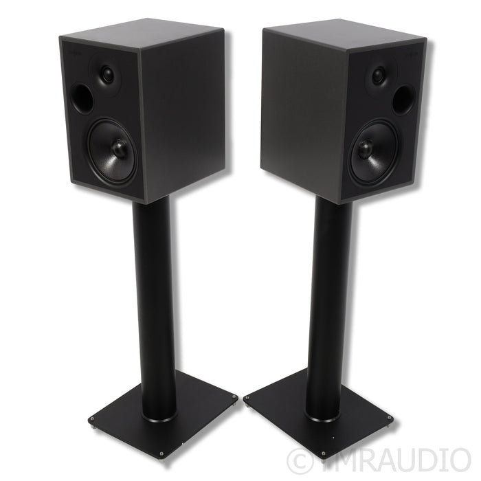 Stenheim Alumine 2 SE Bookshelf Speakers w/ Stands; Dark Grey