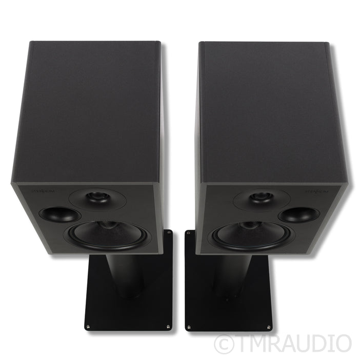 Stenheim Alumine 2 SE Bookshelf Speakers w/ Stands; Dark Grey