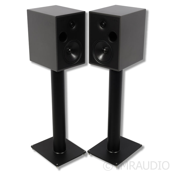 Stenheim Alumine 2 SE Bookshelf Speakers w/ Stands; Dark Grey