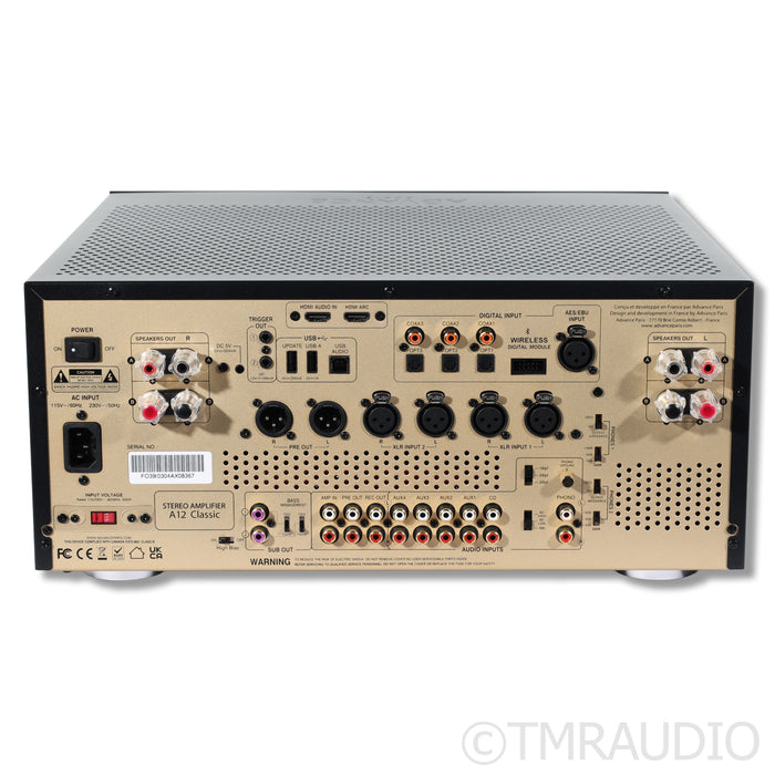 Advance Paris A12 Classic Integrated Amplifier w/ Built-In DAC & MM/MC Phono