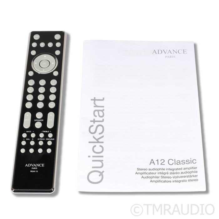 Advance Paris A12 Classic Integrated Amplifier w/ Built-In DAC & MM/MC Phono