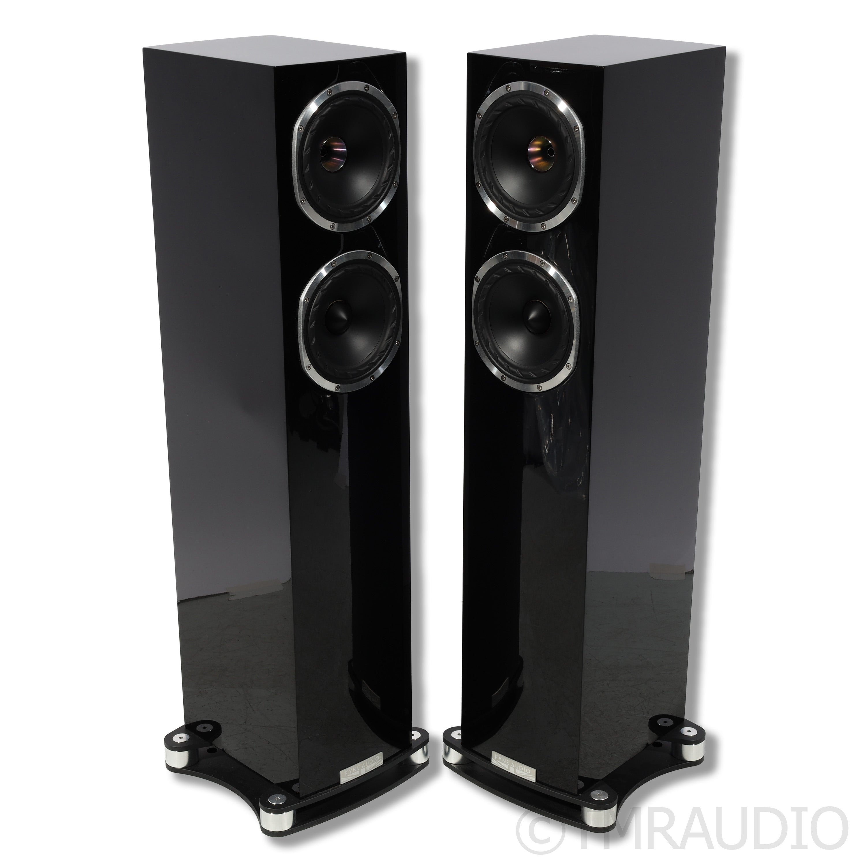 Fyne Audio F501SP Floorstanding Speakers; Piano Gloss Black — The