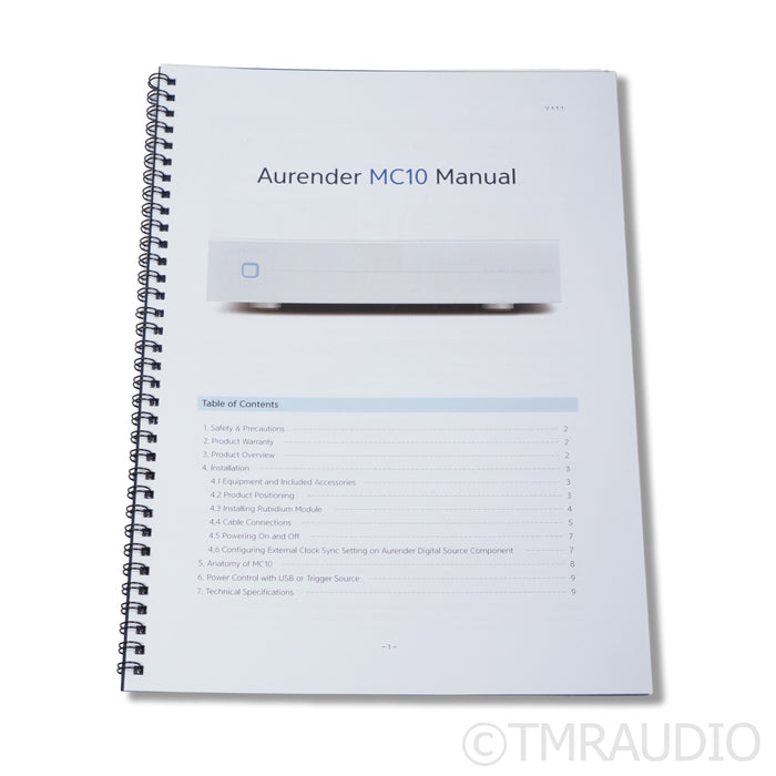 Aurender MC10 Master Clock w/ Rubidium Module