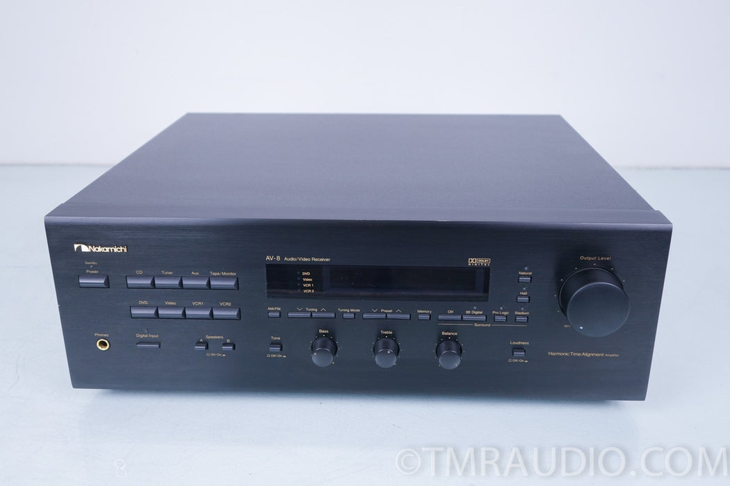 Nakamichi AV-8 Stereo AV Receiver w/ AM / FM Tuner