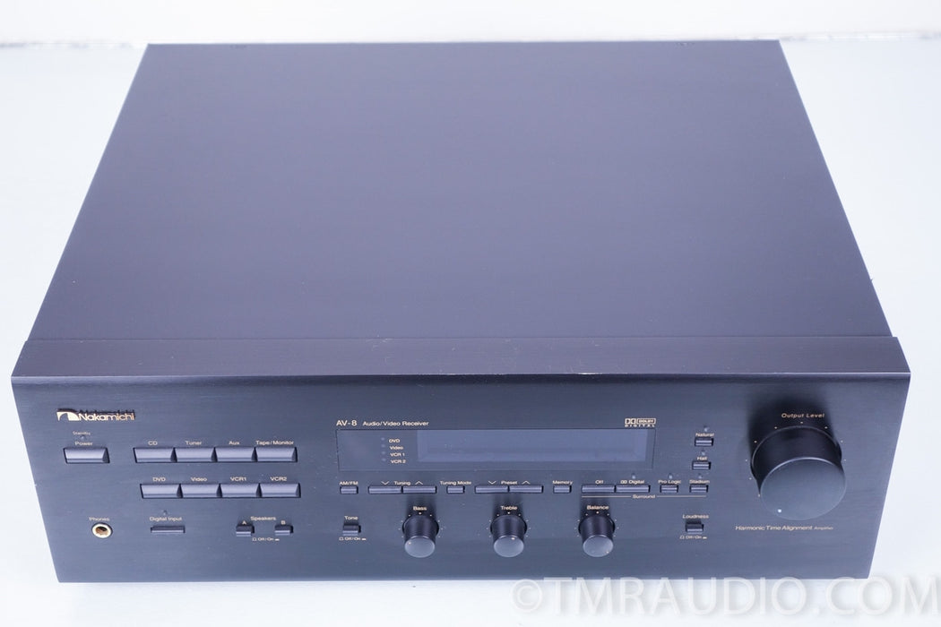 Nakamichi AV-8 Stereo AV Receiver w/ AM / FM Tuner