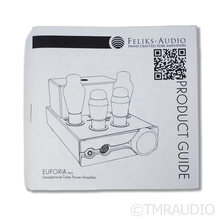 Feliks Audio Euforia EVO Flagship OTL Tube Headphone Amplifier
