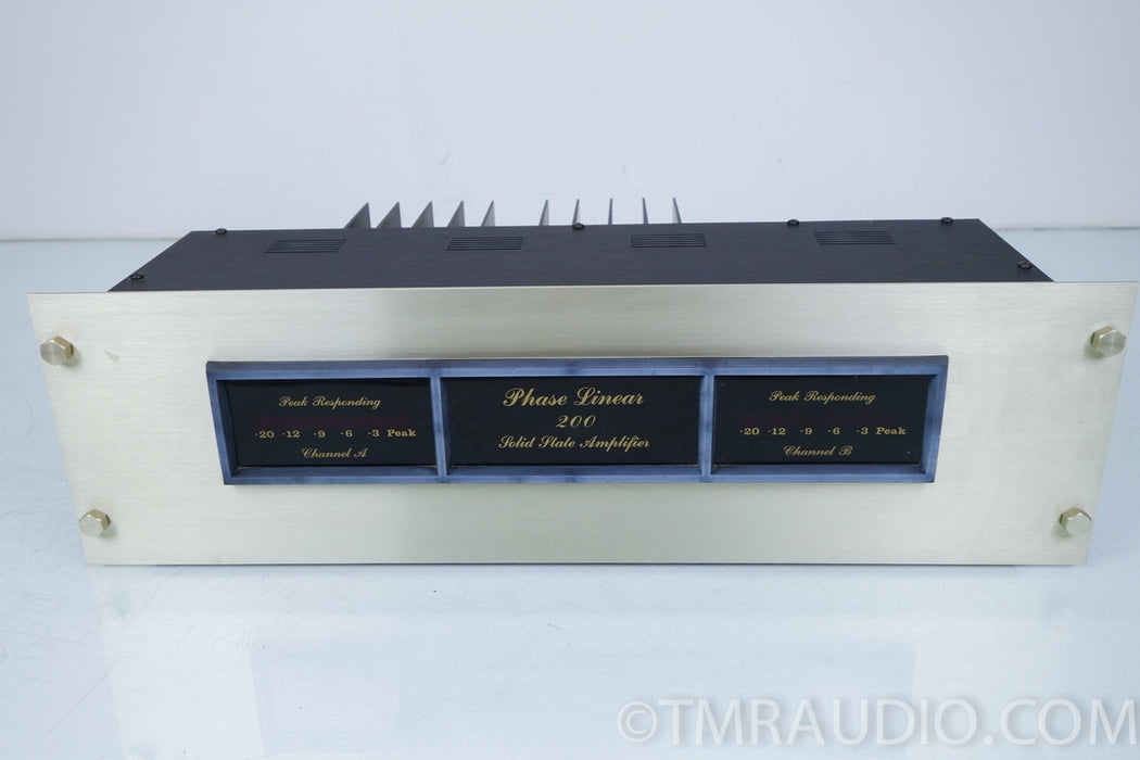 Phase Linear 200 Vintage Stereo Power Amplifier