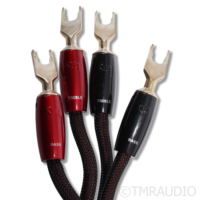 AudioQuest Redwood Bi-Wire Speaker Cables; 4ft Pair