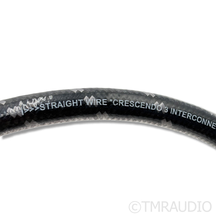 Straight Wire Crescendo 3 RCA Interconnects; 1m Pair