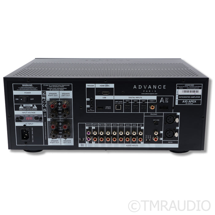 Advance Paris A10 APEX Hybrid Integrated Amplifier; Built-In DAC; MM Phono