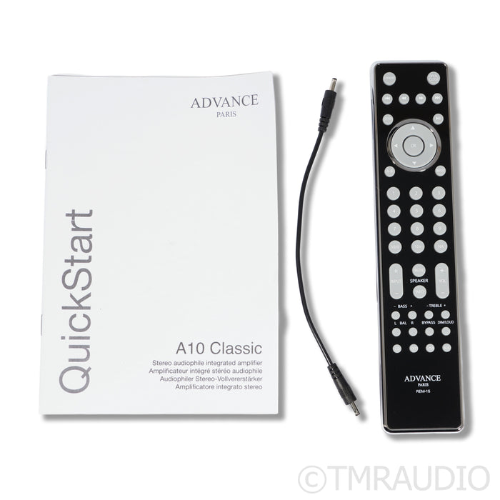 Advance Paris A10 Classic Hybrid Integrated Amplifier; Built-In DAC; MM Phono