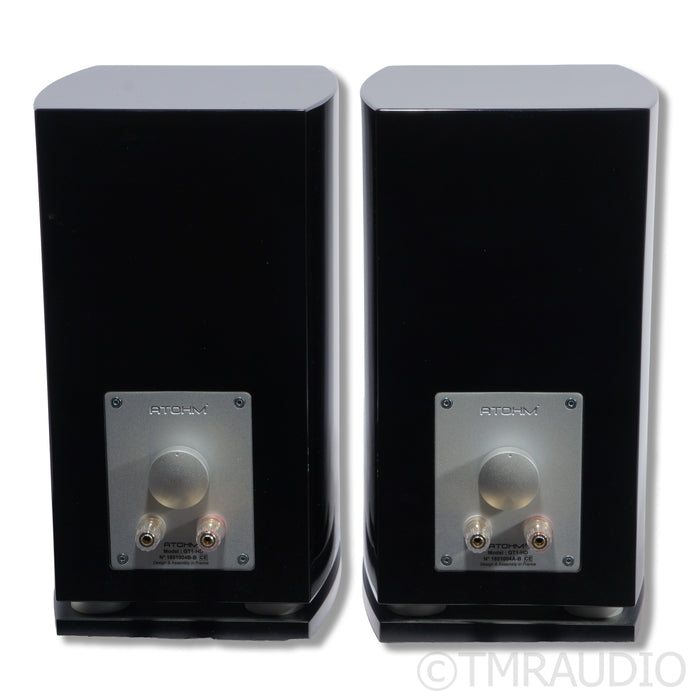 Atohm GT-1 HD Bookshelf Speakers; High Gloss Black
