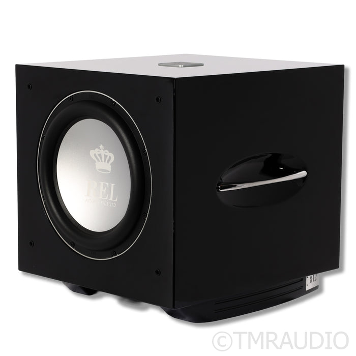 REL Acoustics S/812 12" Powered Subwoofer; Piano Black