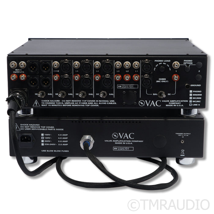 VAC Master Fully Balanced Dual-Chassis Tube Preamplifier