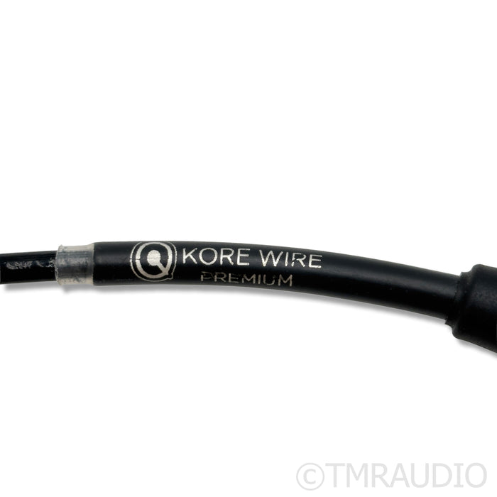 Nordost QRT QKore Wire Premium Ground Cable; 1.5m Single RCA to Banana